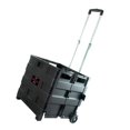 thumbnail image 1 of Elama Chariot Pliant Robuste avec Couvercle Carryall Noir, 1 of 1