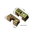 thumbnail image 3 of 2pc Magnetic Welding Clamps Adjustable V-Type Fixture Clamp Magnetic V Pads Kit Magnetic V-sharp Tab Corner For Tack Welding, 3 of 9