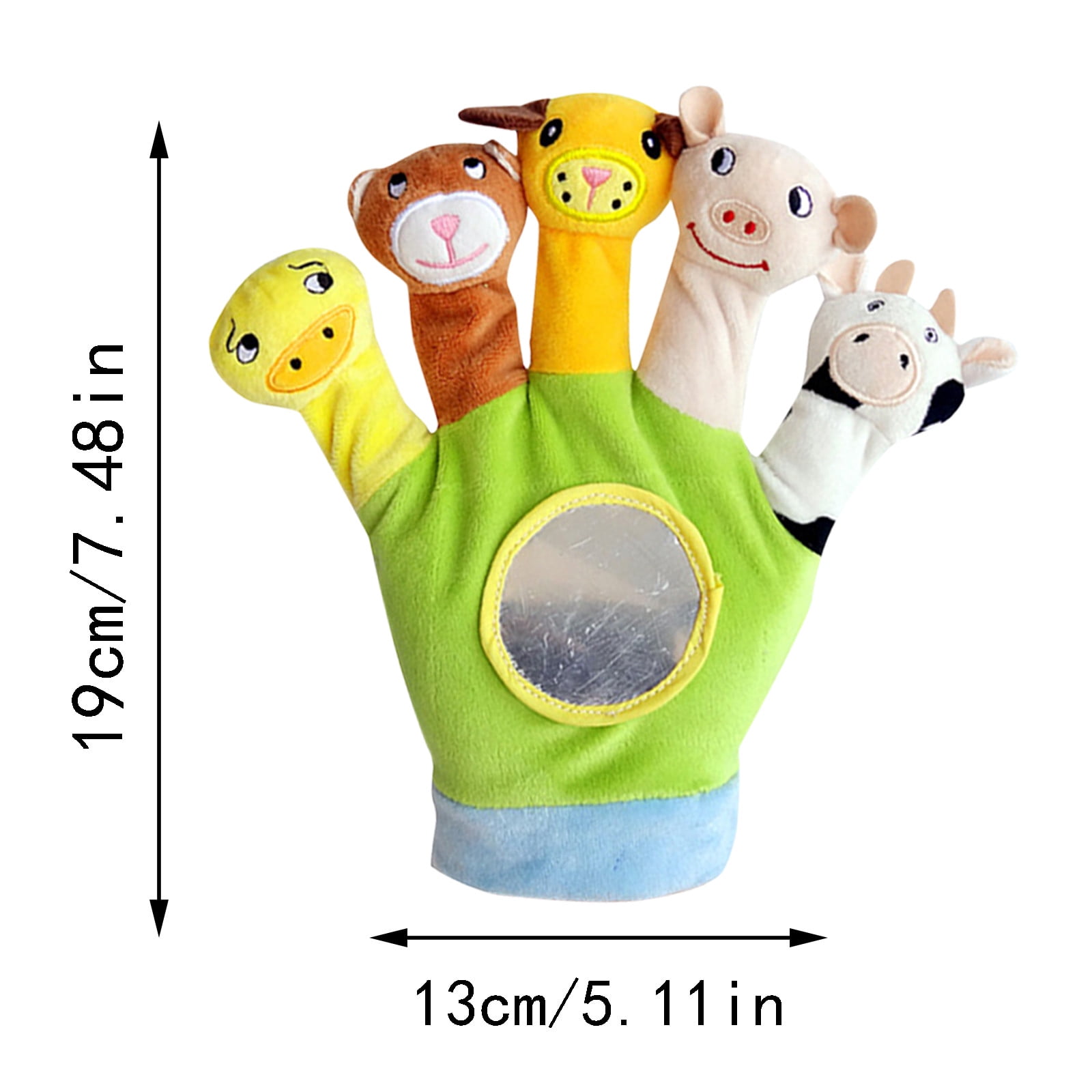 Hand Puppet Plush Interactive Toy Hand Puppet With Movable Mouth Hand