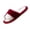 .Wine, variant on Agkizg Womens Fuzzy Slippers, House Slippers, Colorblock Open Toe Fuzzy House Slippers Soft Plushes Comfortable Casual Indoor Bedroom Daily Slippers
