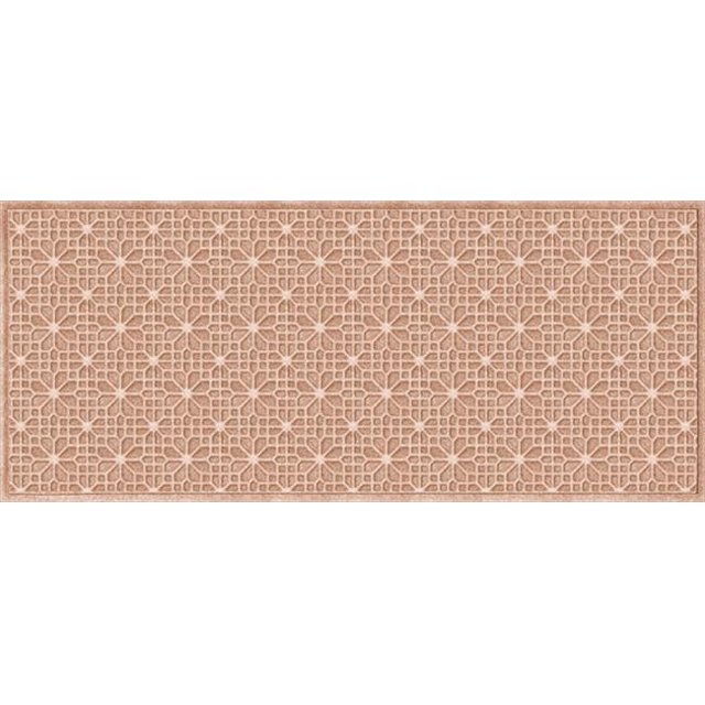 707510037 Water Guard Stained Glass Mat in Medium Brown - 3 ft. x 7 ft.