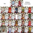 thumbnail image 5 of Zeiwohndc Festival Door Decoration Polyester Fabric Christmas Party Background Wall Hanging Art, 5 of 11