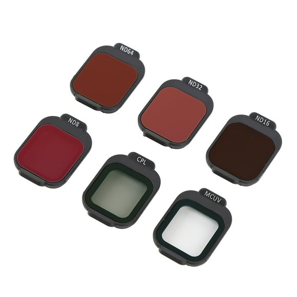 Ensemble de Filtres d'Objectif de Drone, Multi-Couches ND8 ND16 ND32 ND64 MCUV CPL Filtre pour Drone à Clapet