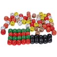 thumbnail image 1 of Dados de madera de 2 cm, juego de ajedrez de colores redondeados, entretenimiento, tamiz de madera maciza, lata, 1 of 4