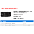 thumbnail image 2 of Oil Pan - Compatible with 1992 - 1999 Chevy C1500 Suburban 1993 1994 1995 1996 1997 1998, 2 of 2