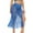Blue, variant on Leesechin Kimonos for Women Cardigan Solid Swimsuit Bohemian Hollow Weave Tassels Cover Up Bikini Swimwear Beach Cover-Ups Wrap Skirt