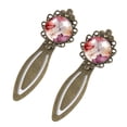 thumbnail image 2 of Petal flowers Elegant Vintage Copper-Colored Stainless Steel Bookmarks - Set of 2 - Ideal Gifts for Book Lovers, 2 of 5