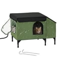 thumbnail image 1 of Casa para Gatos Calefaccionada PAWPROVED Impermeable para Exterior con Calentador, 1 of 8