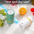 thumbnail image 3 of Tnobhg Mini Size Vacuum Sealer with Reusable Bags Low Noise Strong Suction Rechargeable Portable Food Saver Handheld Vacuum Sealer, 3 of 7