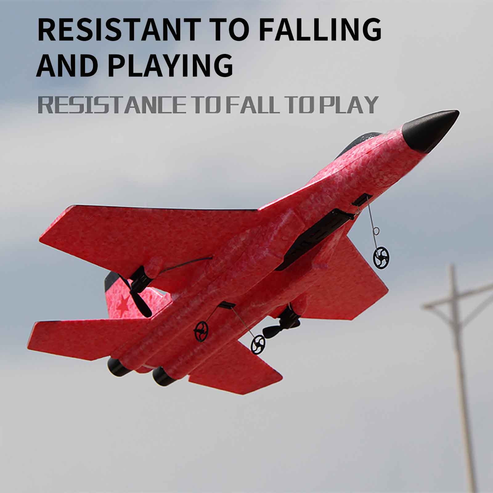 Kyusrd Summer Savings Accessories Special Deals!SU-35 RC Remote Control Helicopter Plane Glider Airplane Foam 3.5CH Toy 25ML,Red