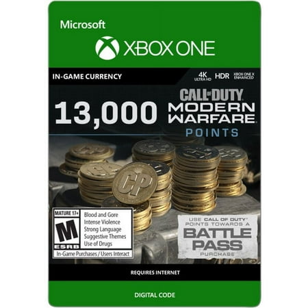 Call Of Duty Modern Warfare Points 13000 - Xbox One [Digital]