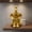 Gold, variant on Mini Resin Elephant Figurines Cute Animal Statues Indoor Outdoor Home Decor Ornaments,Silver