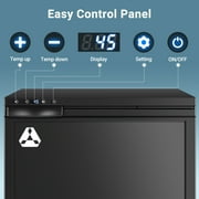 12 Volt Refrigerator, Aobosi 65L(2.3cu.ft.) RV Fridge Freezer, Car Refrigerator WIFI APP Control with Lock, (4℉-46℉) Travel Refrigerator Fridge 12/24V DC for Truck, RV, Camping