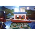 thumbnail image 2 of Fun Rugs Rectangle Multi-Colored Country Fun Nylon Kids Rug, 2 of 2