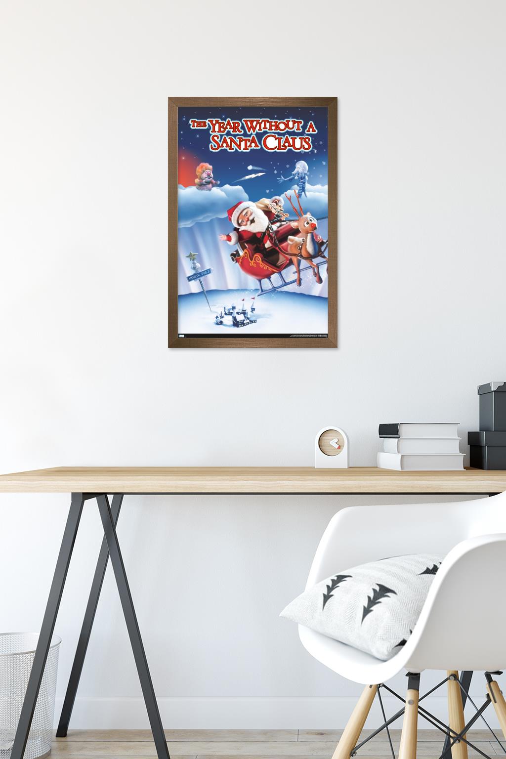 The Year Without A Santa Claus - One Sheet Wall Poster, 14.725" x 22.375", Framed