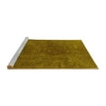 thumbnail image 2 of Ahgly Company Machine Washable Indoor Rectangle Oriental Yellow Industrial Area Rugs, 2' x 4', 2 of 4