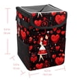 thumbnail image 5 of LOVE Mini Trash Can for Car: Foldable, Leak-Proof with Lid and Hanging Storage Bag, 5 of 6