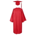 thumbnail image 4 of WELOIJEVBE Boys Girls Preschool Graduation Cap and Gown Set Graduation Ceremony Outfit Red Cap and Gown for Kids 4-5 Years, 4 of 4