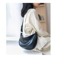 thumbnail image 6 of tumgatte Women's Soft Leather Dumpling Bag Shoulder Crossbody Bag 11.81x6.69x3.93 Inch High-End Versatile for Class Daily Use, 6 of 7