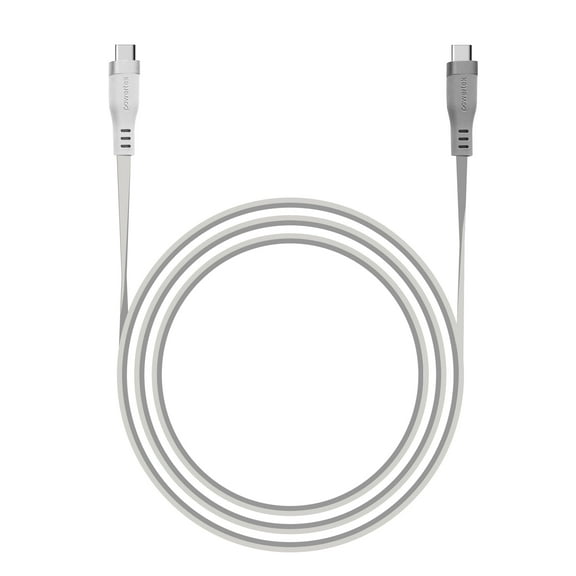 Liquipel Powertek Two Tone USB-C to USB-C - White