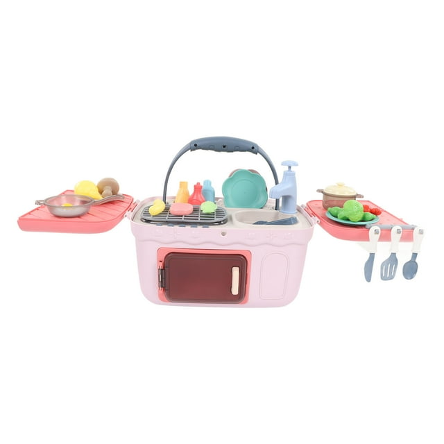 Los Juguetes Del Fregadero De Cocina, Fingen El Horno Del Juguete Del Juego De La Comida Campestre Para El Uso En El Hogar ANGGREK Pretend Picnic Playset Toy