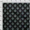 thumbnail image 2 of oneOone Viscose Chiffon Fabric Leaves & Floral Block Decor Fabric Printed BTY 42 Inch Wide, 2 of 4