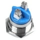 thumbnail image 2 of 10X Alto Redondo Interruptor de Boton Pulsador de Metal Momentaneo Redondo Alto 16mm, 2 of 5