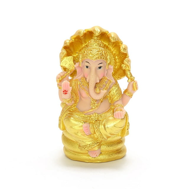 Estatua tailandesa de Ganesha en resina, 12,5 cm, dios hindú del Pr
