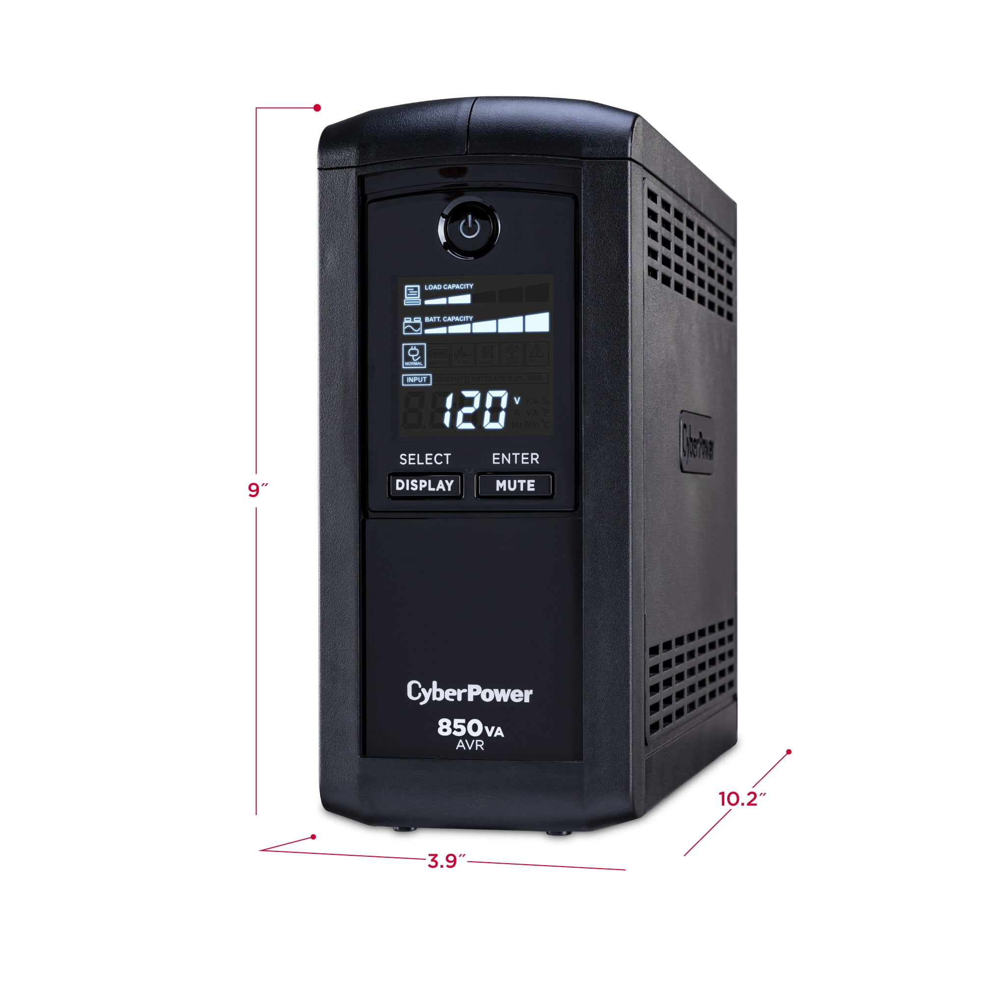 Restored CyberPower Intelligent LCD CP850AVRLCD - UPS - 510 Watt - 850 VA (Refurbished)