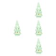 thumbnail image 4 of 4x Esculturas navideñas iluminadas Adornos navideños Centros de mesa hechos a mano Manualidades Decoración navideña DIY Figuras para regalos Patio Árbol de Navidad, 4 of 8