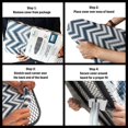thumbnail image 7 of Homz 1925044 Deluxe Replacement Cover and Pad for Standard Width Ironing Board, 13-15" W x 53-55" L, Blue/Green Neostripe, Set of 1, 7 of 7