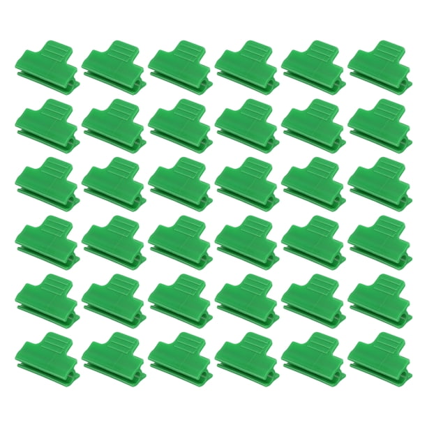 Uxcell Abrazaderas de invernadero, paquete de 50 clips para cubrir filas de película de jardín para tubería de 8 mm, verde