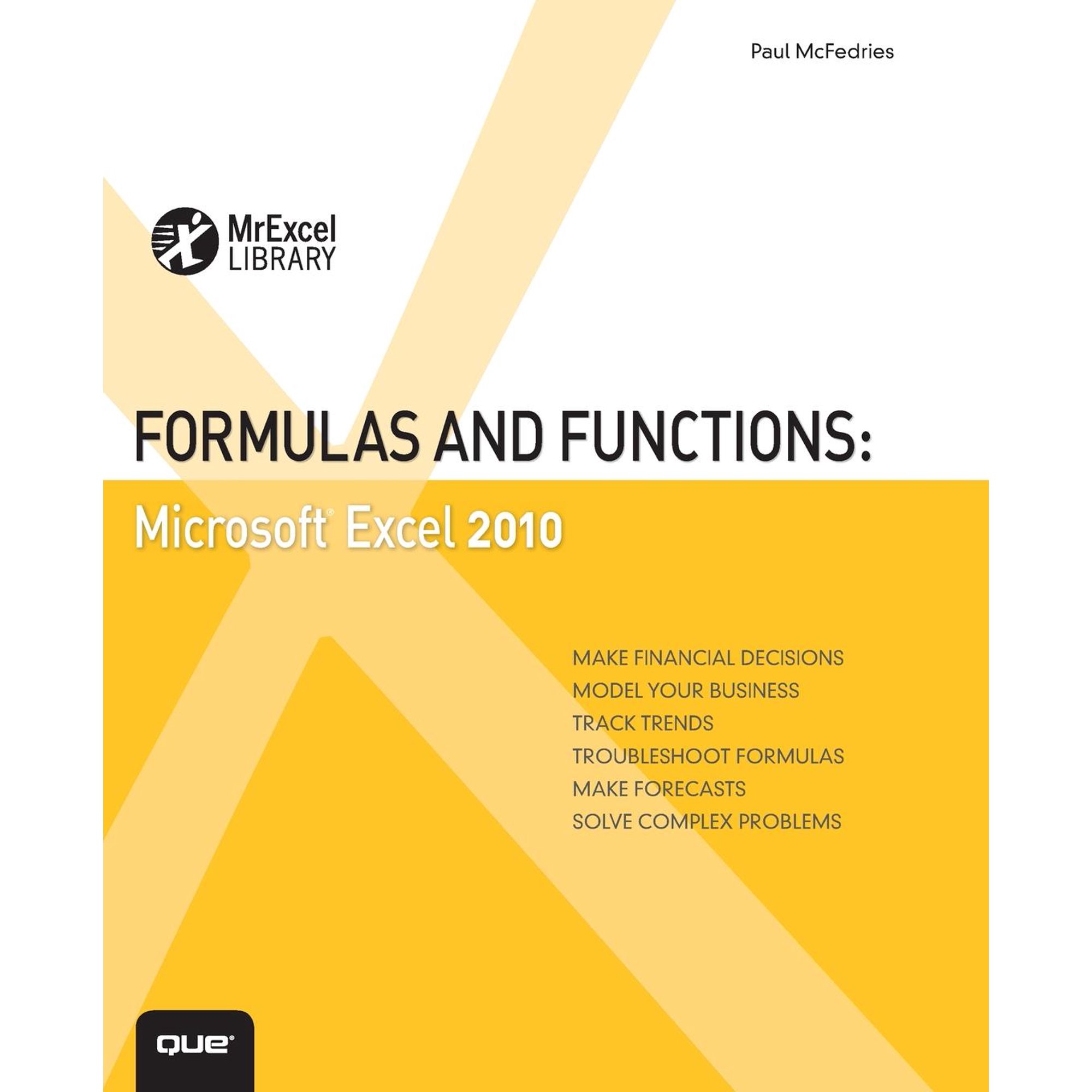 MrExcel Library: Formulas and Functions: Microsoft Excel 2010 (Paperback)