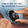 thumbnail image 5 of Febreze Dunkin' Car Air Freshener, Odor-Fighting Automotive Vent Clip, Vanilla Latte Scent, 1 Count, 5 of 11