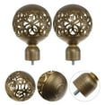 thumbnail image 4 of MasteelfCA 2 Pcs Têtes Élégantes pour Tringle à Rideaux Bouchons de Tête de Tringle à Rideaux Accessoires de Rideaux, 4 of 8