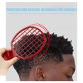 thumbnail image 4 of Profesional Portable Twist Peine corto grueso Curling Sucio Bridge Bridge Herramienta de peluquería Regalo para las mujeres unisex hombres adultos rojos Vogacara CE001366-03B, 4 of 7