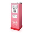 thumbnail image 2 of Furniture of America Carles Metal Pink 1-Door with 2 Shelves Kids Clothing Storage, 2 of 6