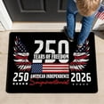 thumbnail image 2 of USA 250th Anniversary Doormat, Patriotic Vintage Front Door Mat with Red White Blue Design, Non-Slip Dirt Trapper for Entryway, 2 of 4