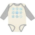 thumbnail image 3 of Inktastic Winter Snowflakes Boys or Girls Long Sleeve Baby Bodysuit, 3 of 5