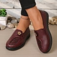 thumbnail image 5 of Office Shoes, Office Loafers, Office Womens Orthopedic Shoes, Loafers for Women Business Casual Shoes Comfortable Lightweight Penny Loafers Slip On Work Shoes Comfort Walking Flats, Red 7, 5 of 6