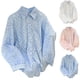 thumbnail image 1 of Camiseta de verano de manga larga con cuello redondo para mujer, corte cómodo e informal, mezcla de algodón suave, largo regular para usar en casa, sopatenor, 1 of 7