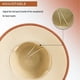 thumbnail image 2 of Sombrero de 56-60cm con circunferencia ajustable, sombrero de paja para mujer, sombrero para sol y playa, protector solar, sombrero de pescador para vacaciones de verano, 2 of 5