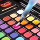 thumbnail image 4 of Juego de pigmentos de acuarela sólidos de 48 colores, portátil, caja de hierro rosa, bocetos de acuarela para niños, 4 of 4