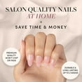 thumbnail image 5 of Glamnetic Press-On Nails – Cloud 9 | Sheer Pink Almond Nails, "Salon Quality", 30 Count, 5 of 6