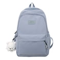 thumbnail image 1 of Bolsa Mochilas casuales Mochila de mujer de gran capacidad Simple para deportes al aire libre (Azul) Likrtyny  Para Estrenar, 1 of 8