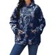thumbnail image 1 of Sudadera con capucha de camuflaje para mujer, nueva sudadera deportiva de gran tamaño con estampado de hojas de arce y forro polar de tela sanitaria de Amazon Otoño, 1 of 2