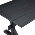 thumbnail image 5 of 71 Inch Dining Table, Black, Wood, Kitchen Cafe Bistro Hospitality Restaurant, Modern Contemporary HB35847, 5 of 11
