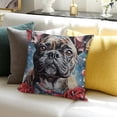thumbnail image 3 of BANET Cushion Covers Couch Throw Pillow Case with Short Plush Throw Pillows Cover for Outdoor Car Home Sofa Decor 22x22in, 3 of 5