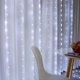 thumbnail image 5 of Guirnalda de luces LED para cortina navideña, control remoto por USB, cadena de luces de hadas, decoración para bodas, fiestas, dormitorios, exteriores y hogar, 5 of 5