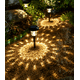 thumbnail image 1 of 2 luces solares para jardín de exterior con LED de colores y luz blanca cálida, impermeables, ideales para césped, patio, regalos y decoración navideña., 1 of 5